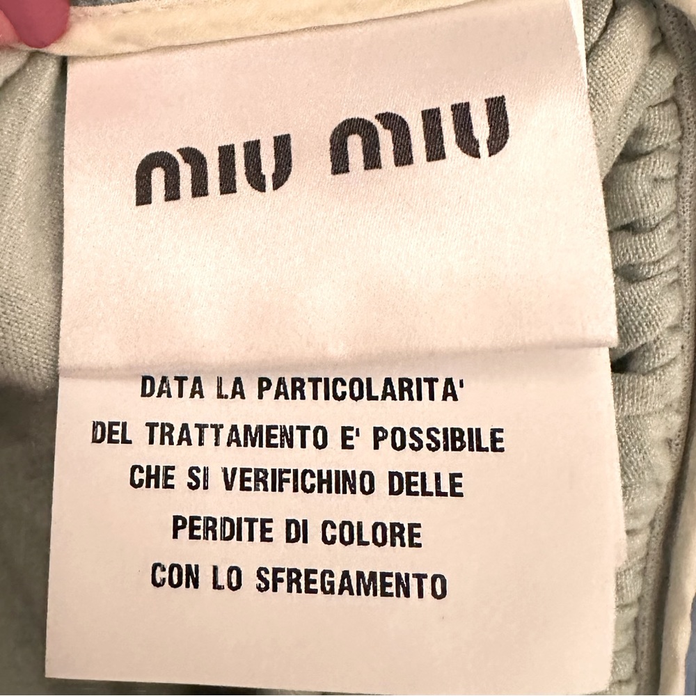 Miu Miu Denim Skirt - Picture 3 of 4